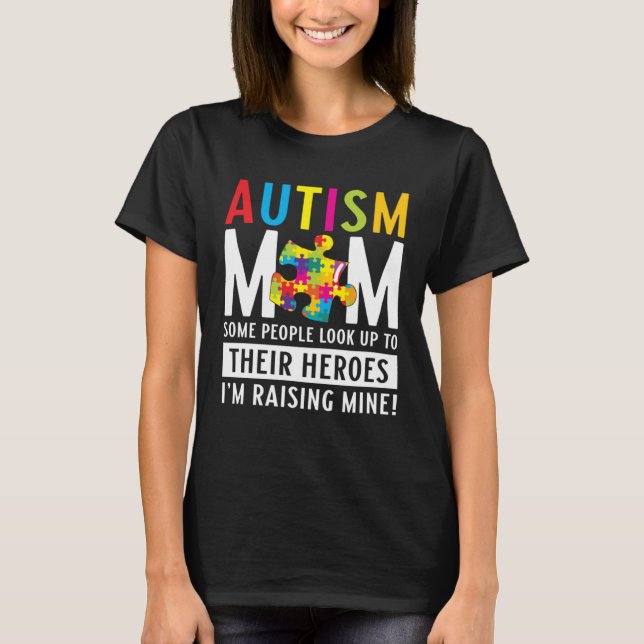 Camiseta Autism Mom Puzzle Autism Awareness Puzzle Piece (Frente)