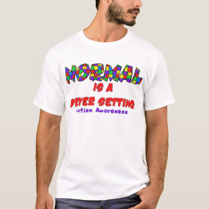 Camiseta Autism Normal é uma configuração de secador