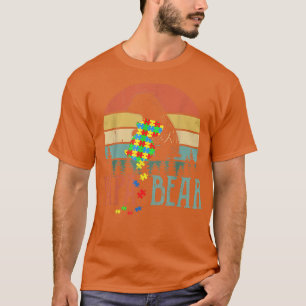 Camiseta Autism Papa Bear Autism Dad Autism Awareness 103