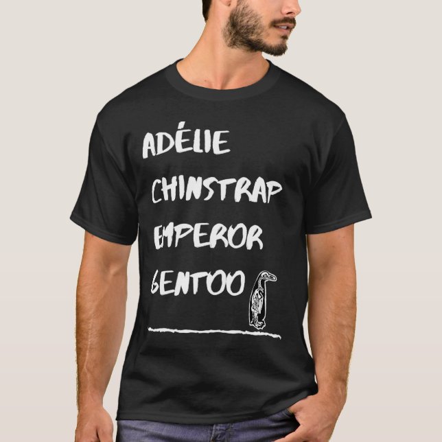 Camiseta Autism Penguin Mantra atípico (Frente)