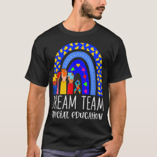 Camiseta Autism Professor Dream Team Special Education Rain