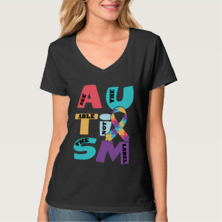 Camiseta Autism See The Able Not The Label Mother s Day