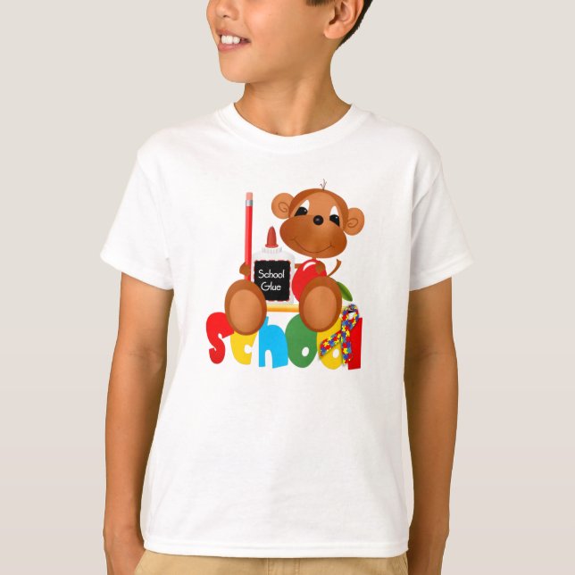 Camiseta AutismKids Red Ringer Tee (Frente)
