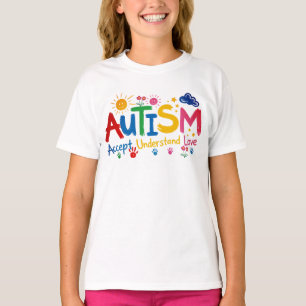 Camiseta Autismo Aceitar Entender Amar