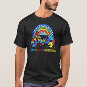 Camiseta Autismo Aceite Amor Entenda Peças do Quebra-Cabeça