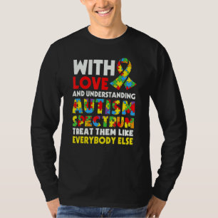 Camiseta Autismo Aconselhamento Suporta Crianças Autismo Pa