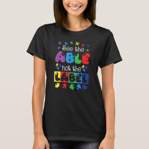 Camiseta Autismo Aconselhamento Suporta Crianças Autismo Pa