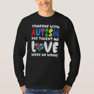 Camiseta Autismo Aconselhamento Suporta Crianças Autismo Pa