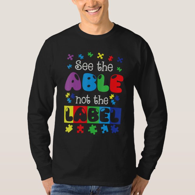 Camiseta Autismo Aconselhamento Suporta Crianças Autismo Pa (Frente)