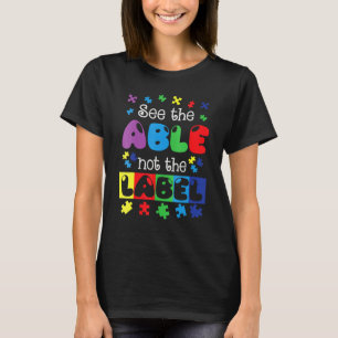 Camiseta Autismo Aconselhamento Suporta Crianças Autismo Pa