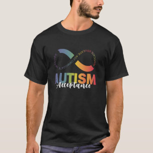 Camiseta Autismo Advertência Aceitação Infinidade Símbolo A