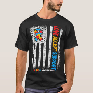 Camiseta Autismo Amor Autista Aceitar Suporte Conscientizaç