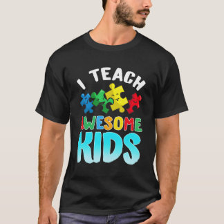 Camiseta Autismo Apreciação do Ensino Especial do Professor