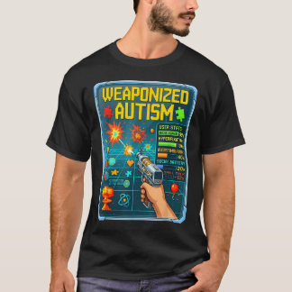 Camiseta Autismo Armado Divertido Neurodivergente