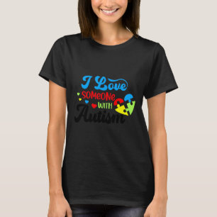 Camiseta Autismo Autismo Alguém Com Autismo