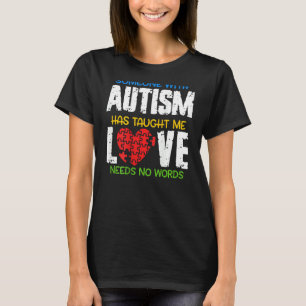 Camiseta Autismo Autismo Autismo Sensibilização Mês Suporte