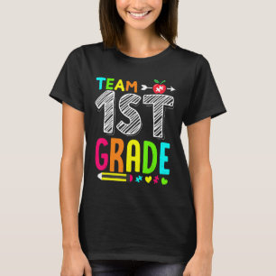 Camiseta Autismo-Autismo novato volta às aulas do primeiro