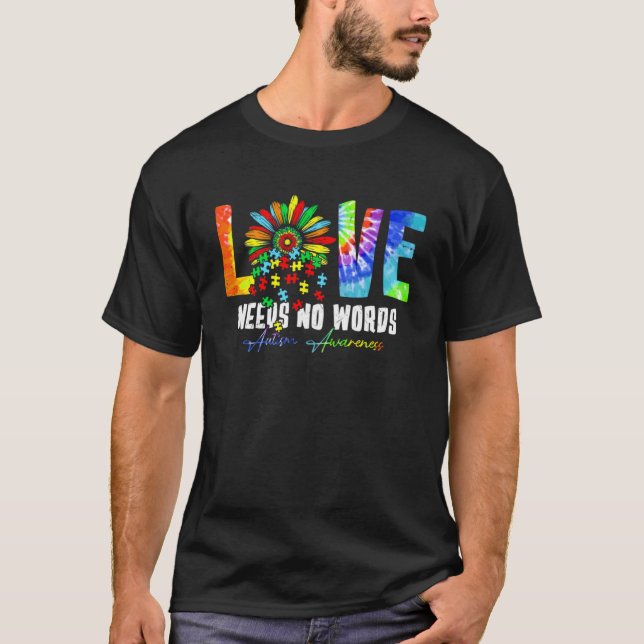 Camiseta Autismo Autismo Sensibilização Não Precisa De Pala (Frente)