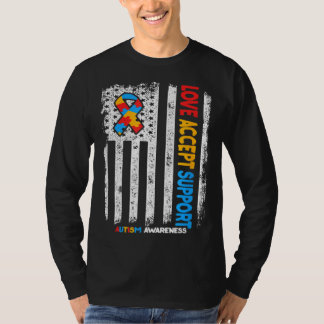 Camiseta Autismo Autista Amor Aceita Apoio Autismo Awarene