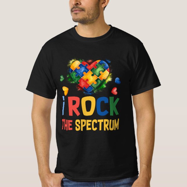 Camiseta Autismo Autista Consciência Eu Agito O Puzz Do Esp (Frente)
