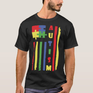 Camiseta Autismo Bandeira Sensibilização Para Crianças Home