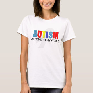 Camiseta Autismo bem-vindo ao meu mundo