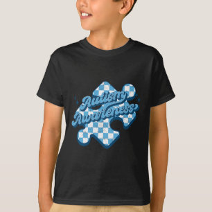 Camiseta Autismo bonito Quebra-cabeça de consciência Autism