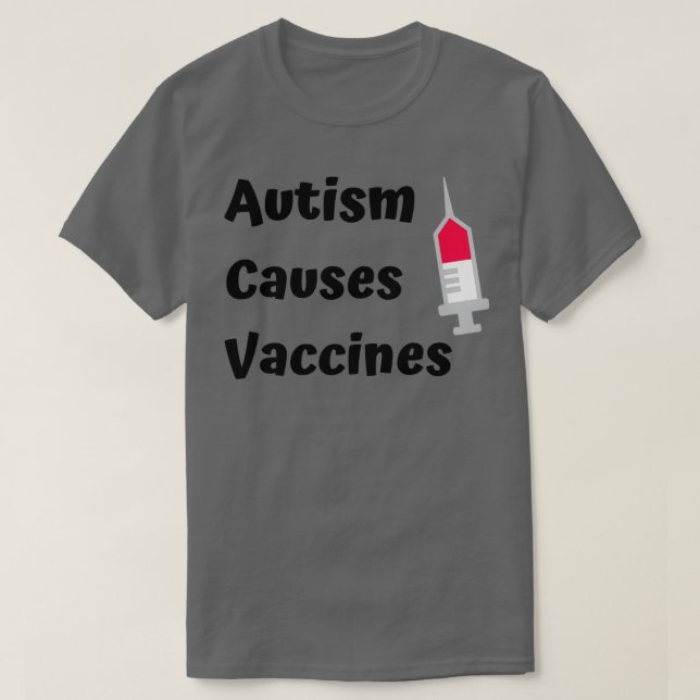 Camiseta Autismo Causa Aceitação do Autismo do Slogan de Va (Frente do Design)