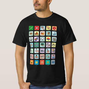 Camiseta Autismo chinês AAC PECS Apontando Comunicação 04