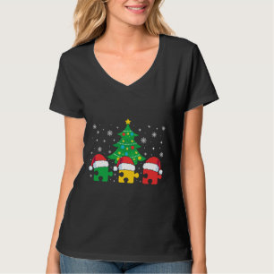 Camiseta Autismo Cita Quebra-cabeça de Consciência do Autis