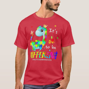 Camiseta Autismo Consciência Aceitação É Certo Ser Diferent