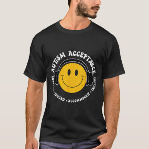 Camiseta Autismo Consciência Aceitação Sorria Enfrentada Cr