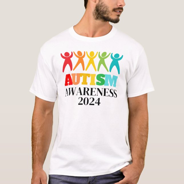 Camiseta Autismo consciência amor entendendo T-SHIRT (Frente)
