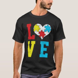 Camiseta Autismo consciência AMOR Orgulho Autista Prou