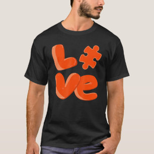 Camiseta Autismo Consciência Amor Quebra-cabeça Autista F
