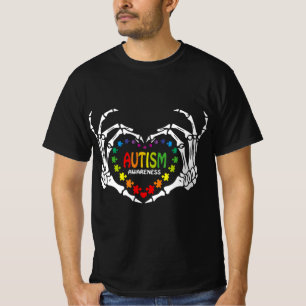 Camiseta Autismo Consciência Amor Quebra-cabeça Coração Cav