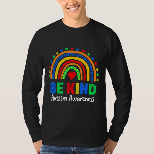 Camiseta Autismo Consciência Arco-Íris Dia Colorido Ser Cri (Frente)
