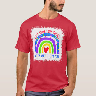 Camiseta Autismo Consciência Arco-Íris Quebra-cabeça Piece 