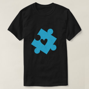 Camiseta Autismo consciência Blue Quebra-cabeça Piece Pocke