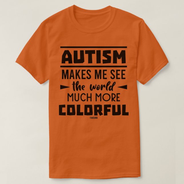 Camiseta Autismo Consciência Dia autista adere inteligente (Frente do Design)