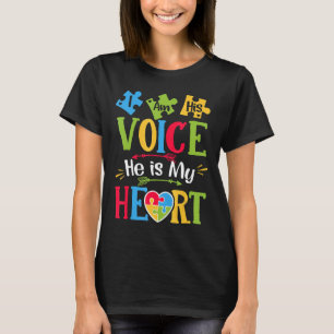 Camiseta Autismo-Consciência do Autismo Mamães Eu Sou Sua V