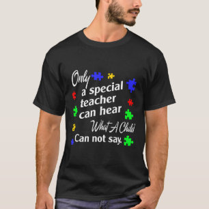 Camiseta Autismo-Consciência do Autismo Professora Especia