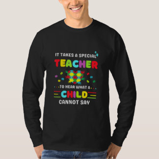Camiseta Autismo Consciência É Necessário Um Professor Espe