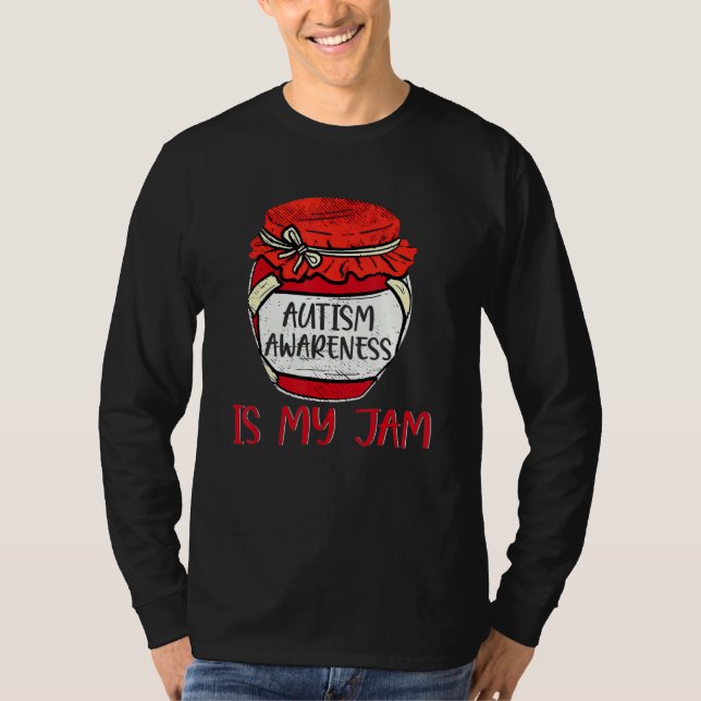 Camiseta Autismo Consciência É O Meu Jam Bonito Fim De Meme (Frente)