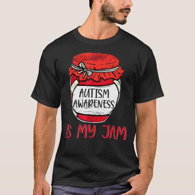 Camiseta Autismo Consciência É O Meu Jam Bonito Fim De Meme (Frente)