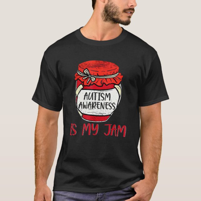 Camiseta Autismo Consciência É O Meu Jam Bonito Fim De Meme (Frente)