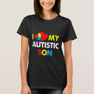 Camiseta Autismo Consciência Eu Amo Meu Filho Autista