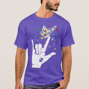 Camiseta Autismo Consciência Eu Amo Você A Linguagem De Sin