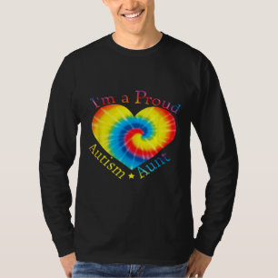 Camiseta Autismo Consciência Eu Sou Uma Tia Tia Tee Orgulho