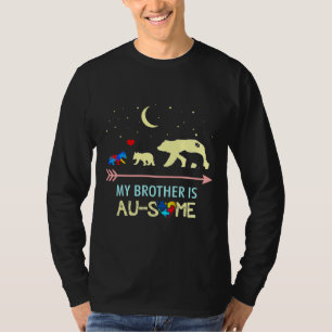 Camiseta Autismo Consciência Meu Irmão É Um Pouco